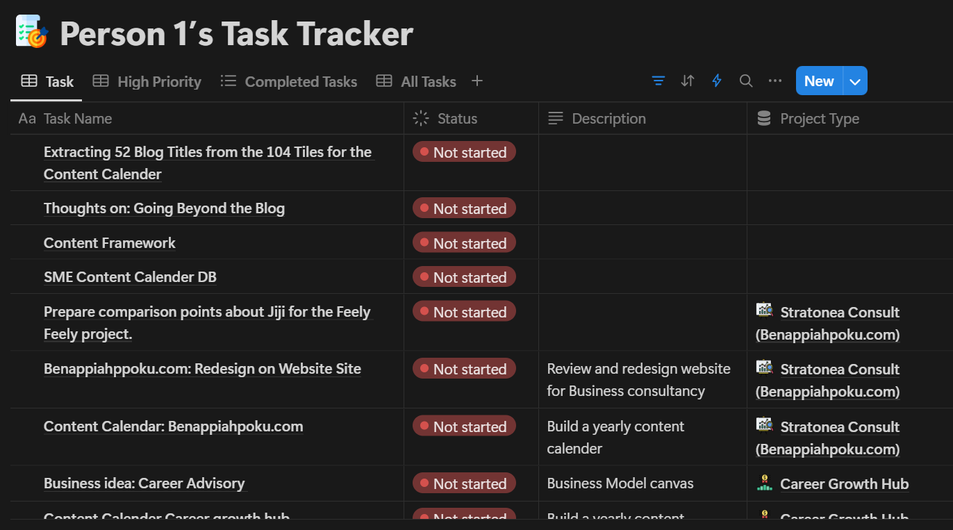Notion Project Management 1
